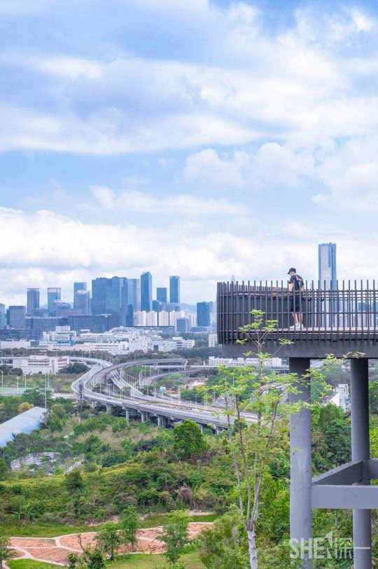 又发现深圳一个“空中公园”，人少景美还自带超惊险玻璃栈道…