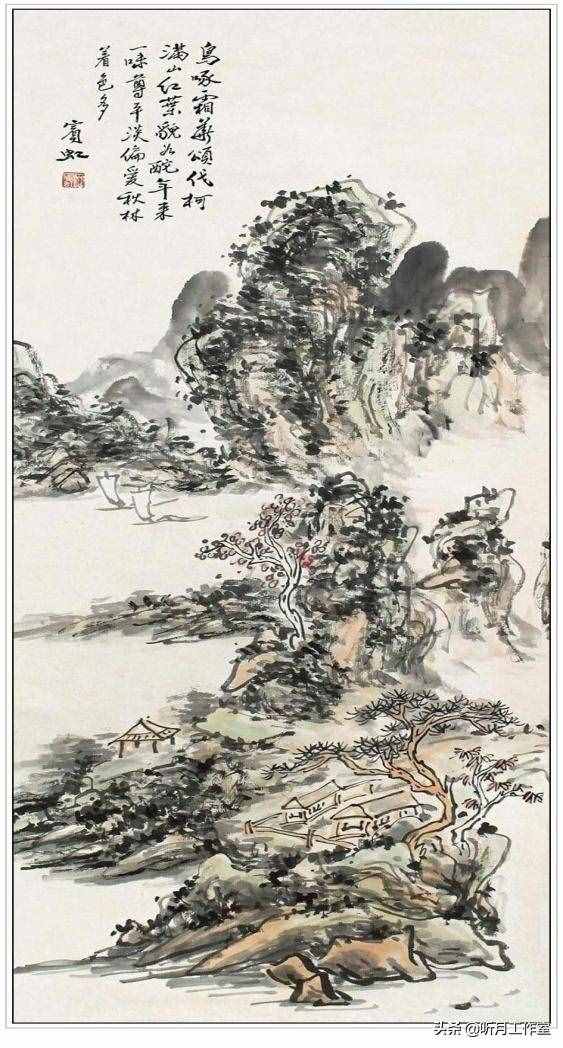 百年巨匠卓越山水大师黄宾虹四十六幅经典绘画作品赏析