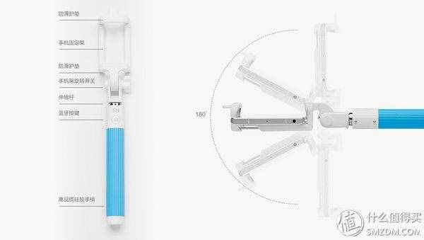 小鲜肉是蓝色控 篇三：小米自拍杆 开箱试用