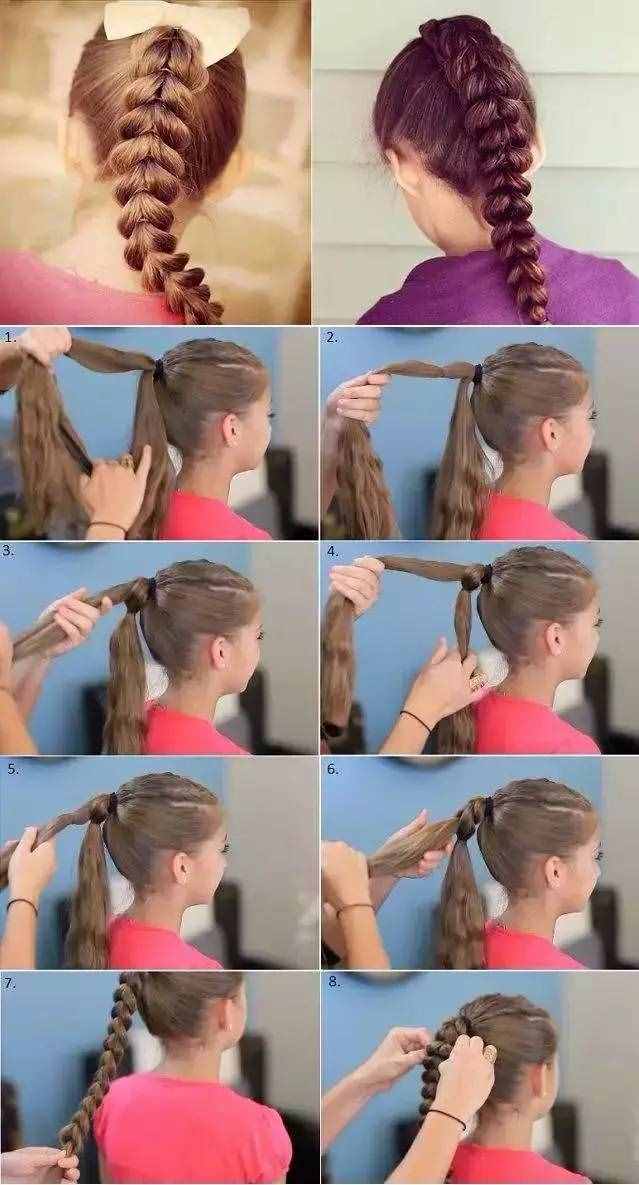 小女孩发型绑扎方法（12款小女生扎发）