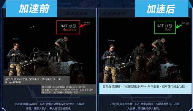 中华幽灵行动荒野PS4连不上PSN试试open匹配的海豚加速器