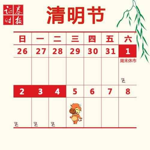 2017年股市休市日历出炉了