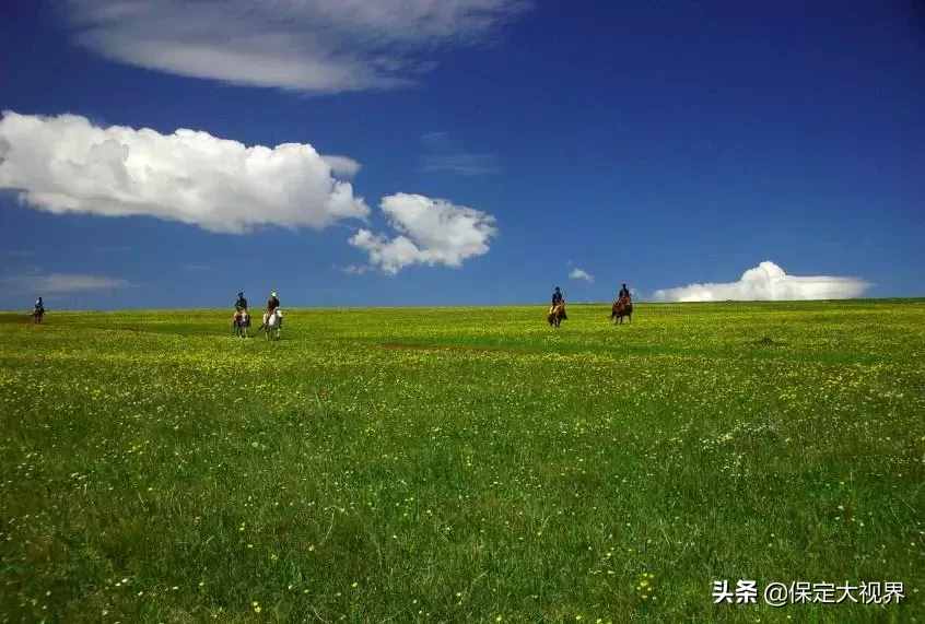 河北人不用去内蒙古，就在保定立马空中看草原！！