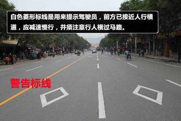 20种道路交通标志线图解，5分钟学会从此不违章！