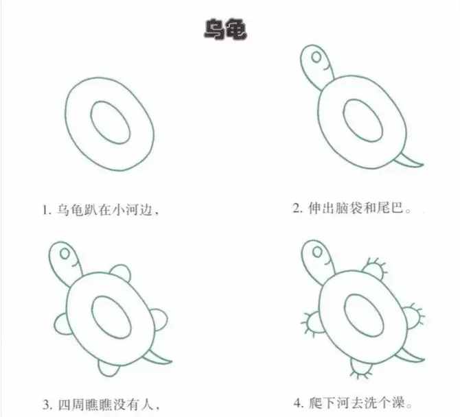 简笔画｜幼儿园简笔画教程大全（100种），果断为孩子收藏！