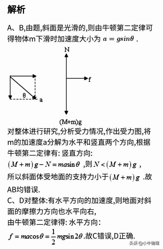 运用系统牛顿第二定律快速解题