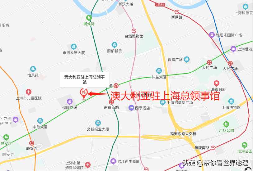 澳大利亚驻华领事馆有5个，你知道分别哪些城市？