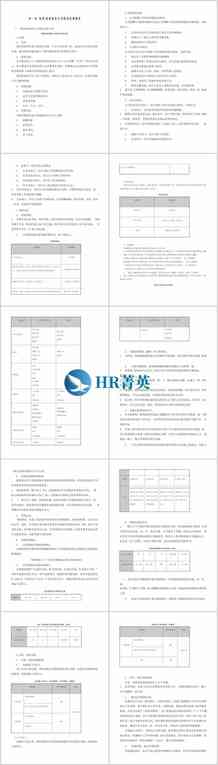 餐饮服务业绩效管理（流程·指标·制度·表格）