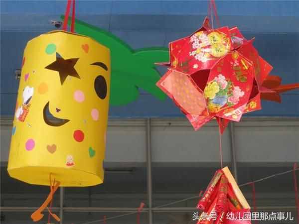 幼儿园新年灯笼吊饰手工作品大集合