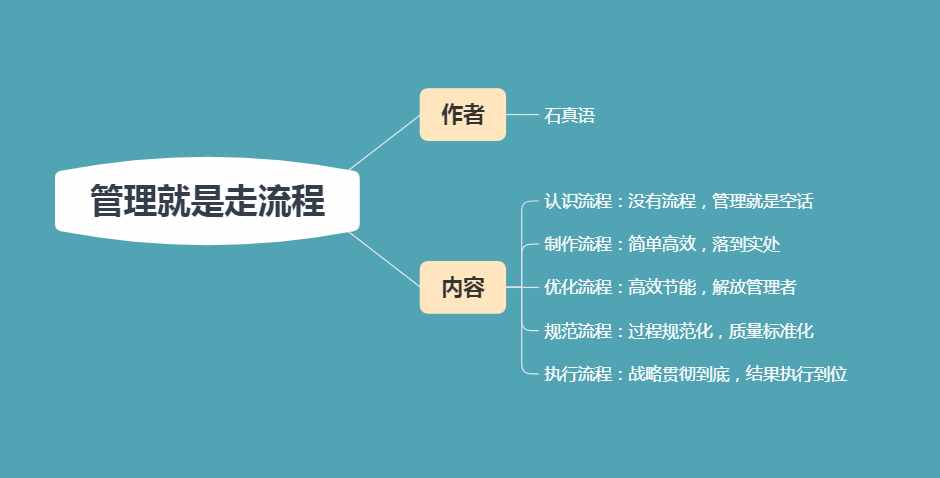 管理就是走流程：5个流程规范，轻松管理员工，解放管理者