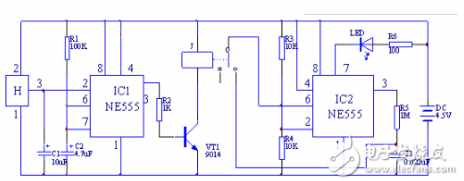 ne555施密特触发器（经典NE555应用电路图大全）